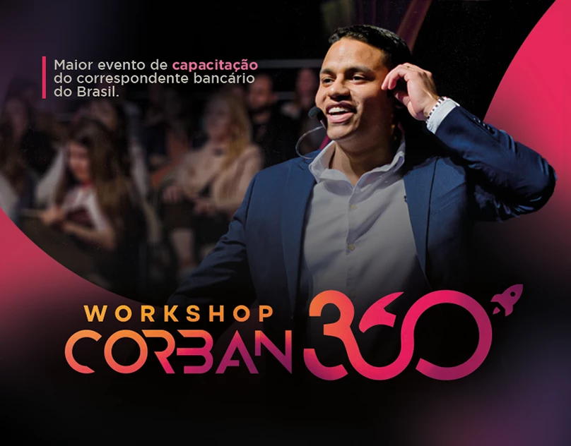 Capa da identidade visual do Workshop Corban360
